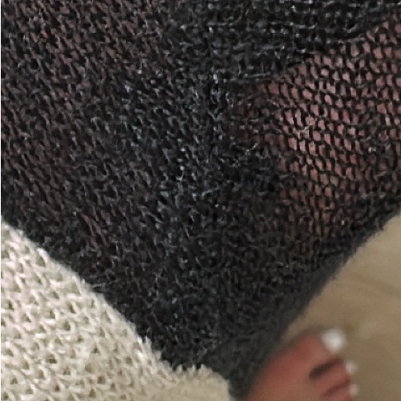 Talbots Black and White Cardigan - Picture 7 of 15